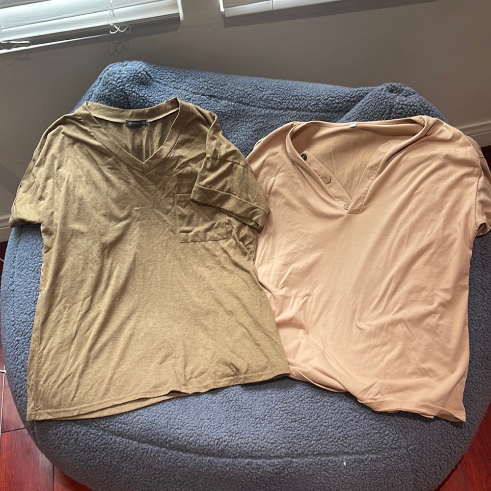 2 cute safari t shirts size L
